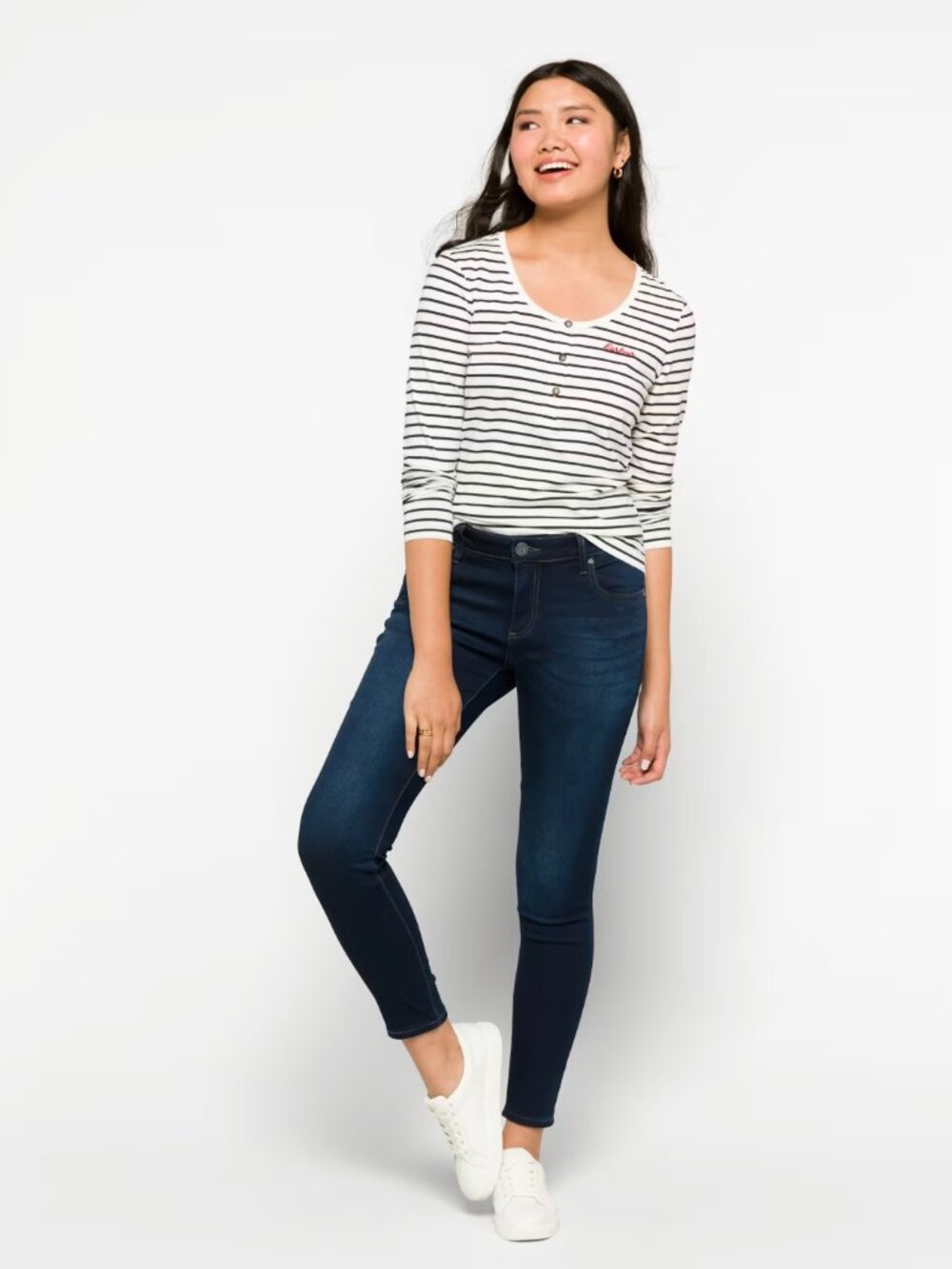 Kut from the Kloth “Dayna” Dark Blue/Indigo Skinny Jeans